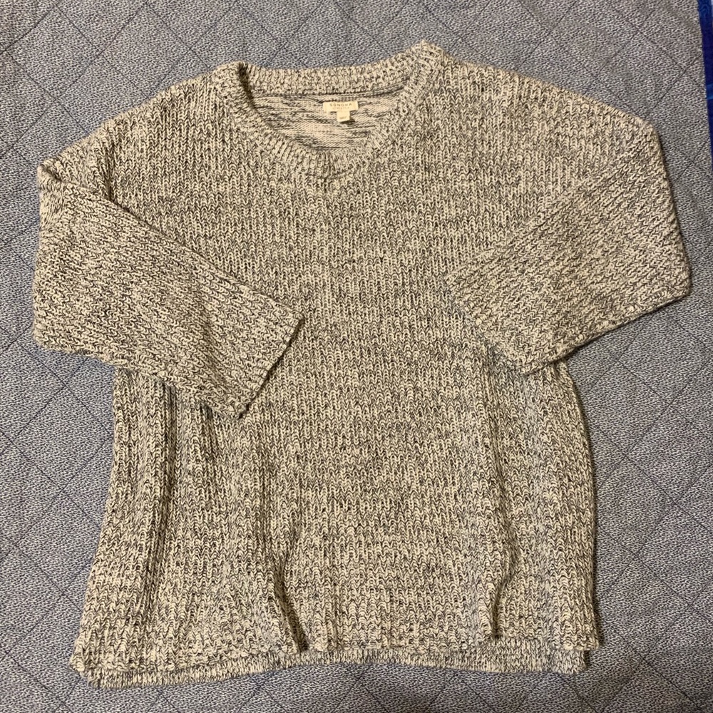 Sonoma Gray Knit Sweater